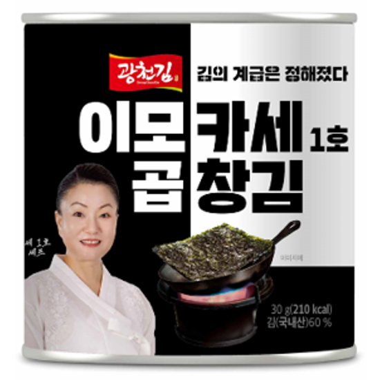 광천김 이모카세1호 곱창캔김 30g*12캔