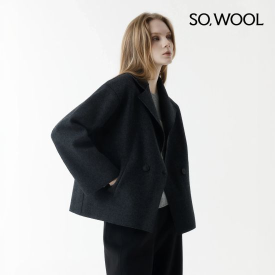 쏘울 26FW 울 저지 더블 재킷 2