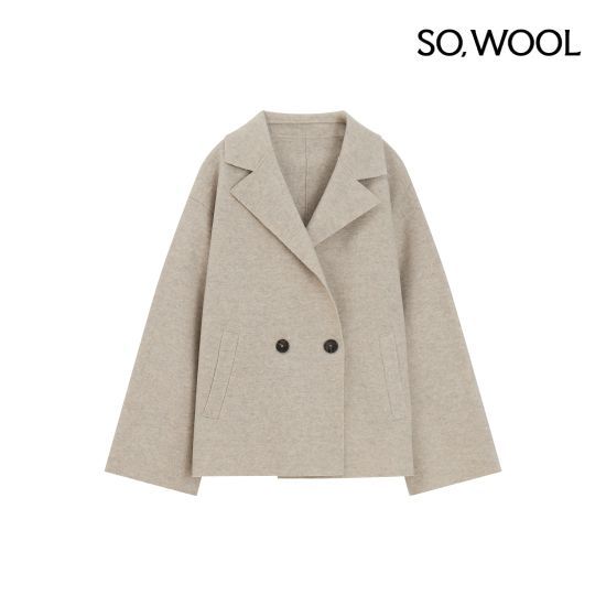 쏘울 26FW 울 저지 더블 재킷 4