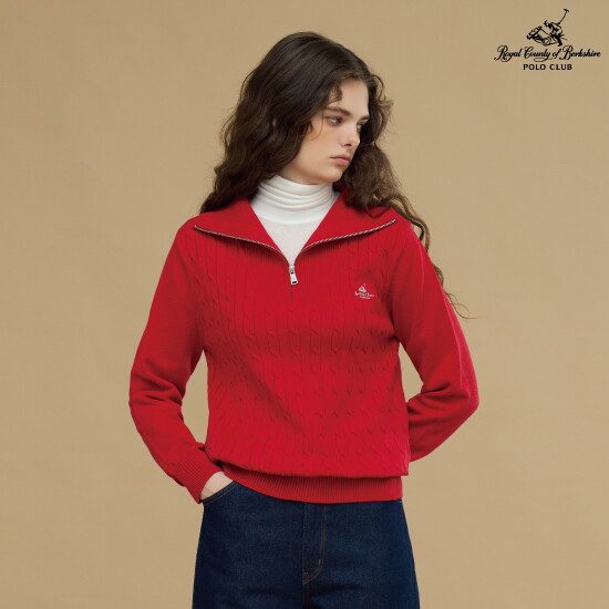 (B) RCB POLO CLUB 26FW  여성 케이블 니트 3종 (R633W) 4