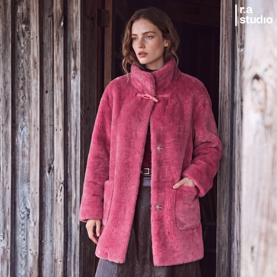 라스튜디오 26FW 호주산 양모 100% 아웃포켓 하프코트 4