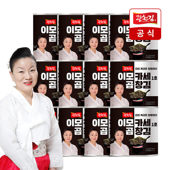 광천김 이모카세1호 곱창캔김 30g*12캔 2