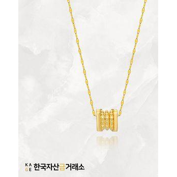 [한국자산금거래소] KAGE 18K에뚜알 목걸이