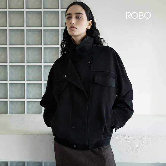 26F/W 스웨이드 듀얼 플랩 블루종 2
