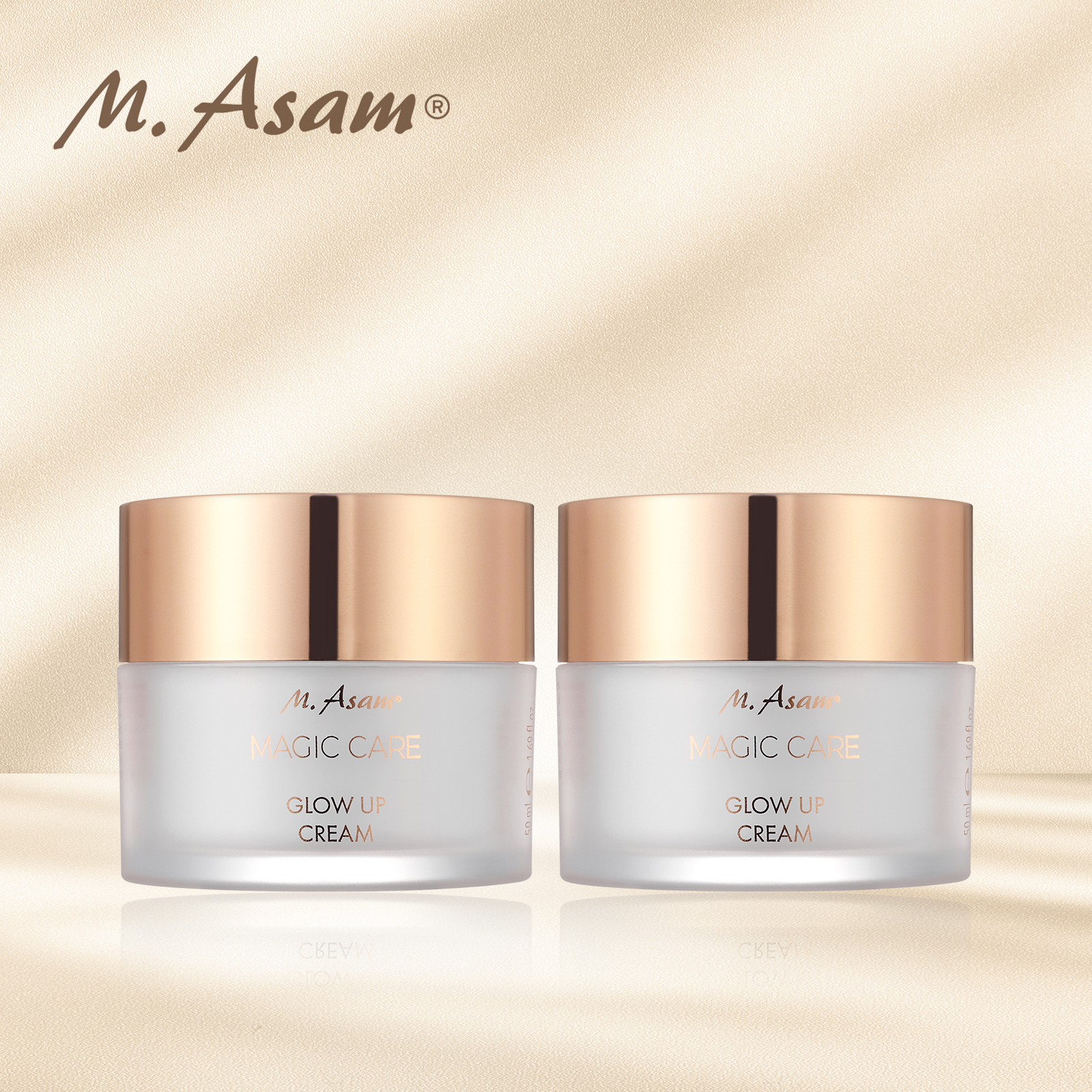 독일 공식수입 M.Asam 글로우업 매직크림 50ml 2통