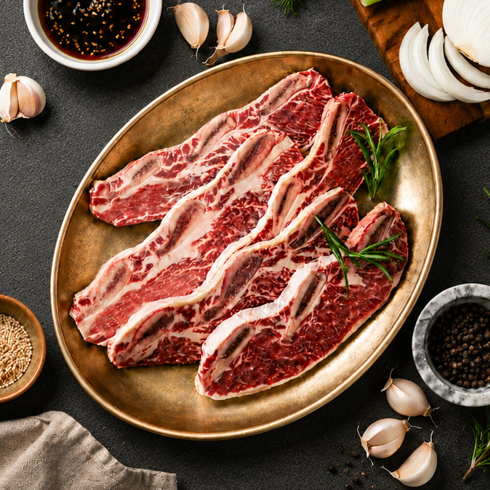 한원정 미국산 프라임 꽃갈비 원육 1kgx3팩, 총 3kg 2