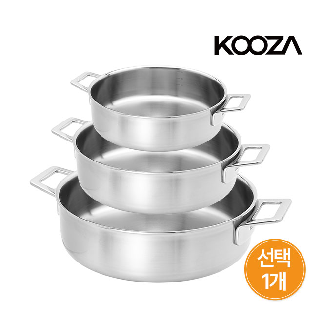 316Ti 통5중 스테인리스 인덕션 소테 전골냄비 (20/24/28cm 택1)