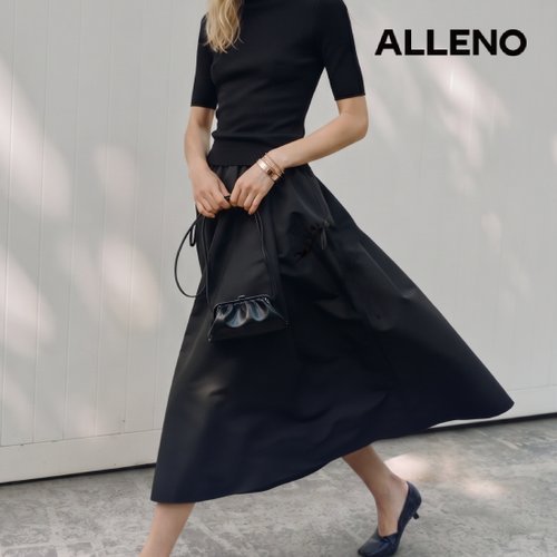 [알렌오] [ALLENO] 26FW 볼륨 스커트