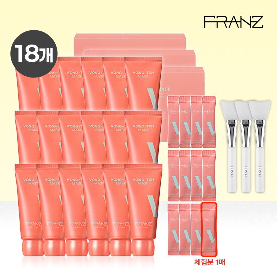 [매니아 패키지] 봉톡신 마스크 60g*18통+10ml*11개+스파출러3개+[무료체험분]봉톡신 마스크 10ml*1개