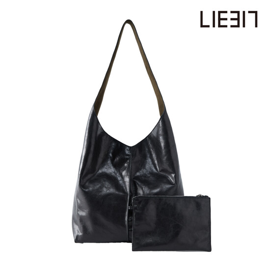 [LIE317] 라이317 26FW 리버서블 램스킨 시티백 + 파우치