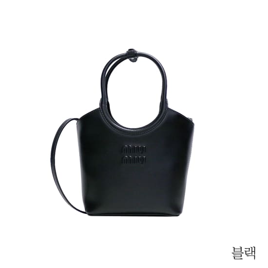 미우미우 아이비 로고 숄더백(5BA330)