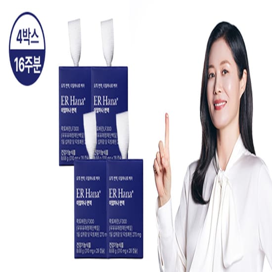 [이알하나] 이알하나 면역 LF300 4박스(16주분)
