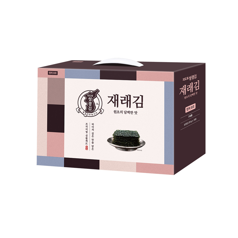선물세트 행복B호 재래전장김 30g x 8봉 4
