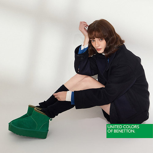 [베네통] BENETTON 천연가죽 양털 부츠 (초특가) 4