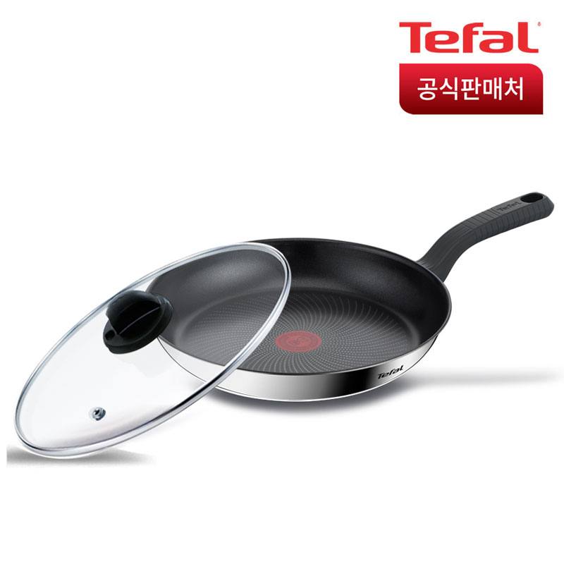 인덕션 에센스쿡 후라이팬 28cm+정품유리뚜껑(인덕션 사용가능)