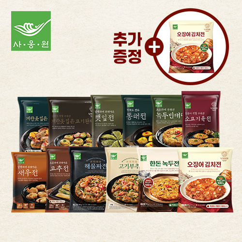 프리미엄 명절 모둠전 세트 12종 12+1팩 / 3.41kg