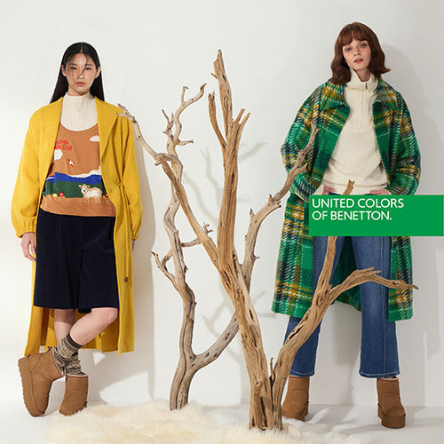 [베네통] BENETTON 천연가죽 양털 부츠 (초특가)