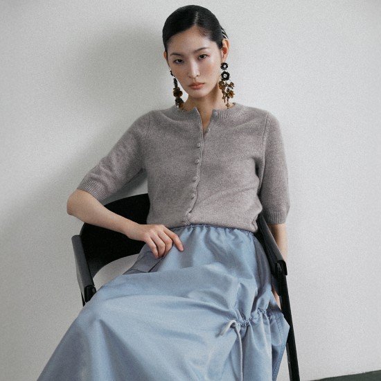 르네크루 26FW 울캐시미어 홀가먼트 풀오버