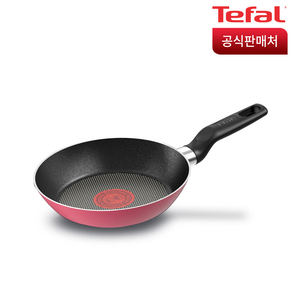 티타늄1X 뉴인조이 미니 후라이팬 18cm(핑크)(인덕션 불가)