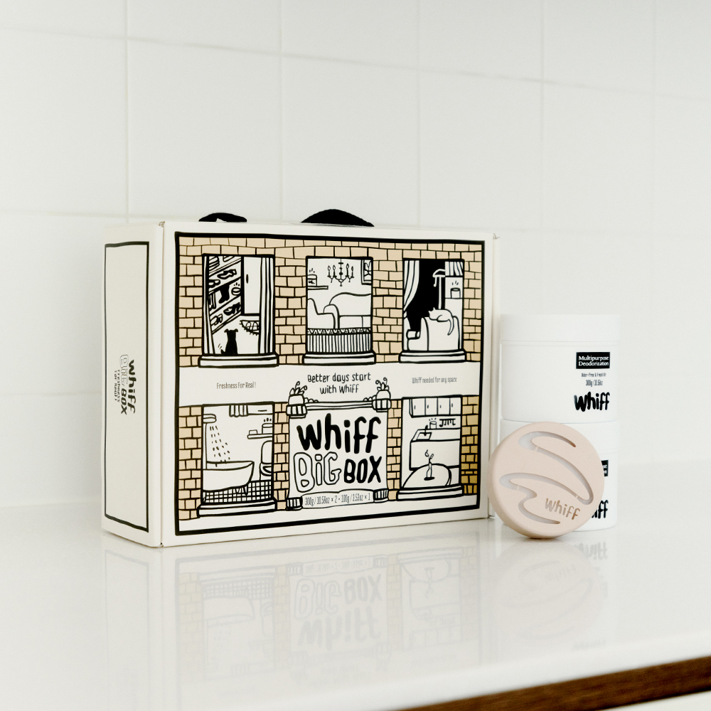 [Big Box] Whiff 탈취제 빅박스(린 핑크) 선물세트 4