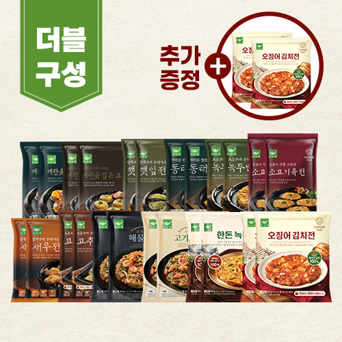 프리미엄 명절 모둠전 세트 12종 24+2팩 / 6.82kg