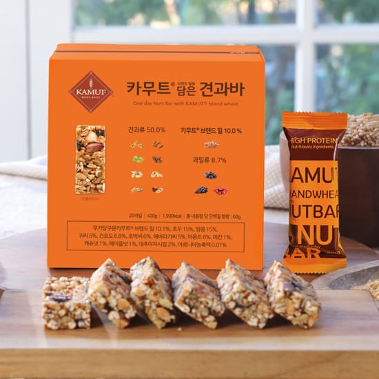 카무트®브랜드 밀을 담은 하루견과바 80개입 세트 (20개입x4박스)