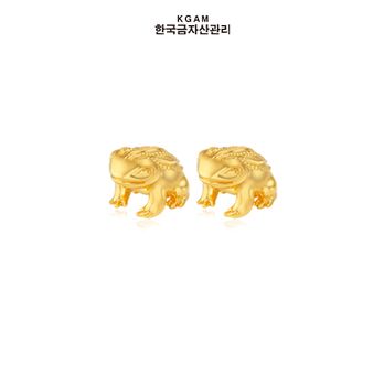 [한국금자산관리] KGAM 24K 순금 복두꺼비 오브제 2종