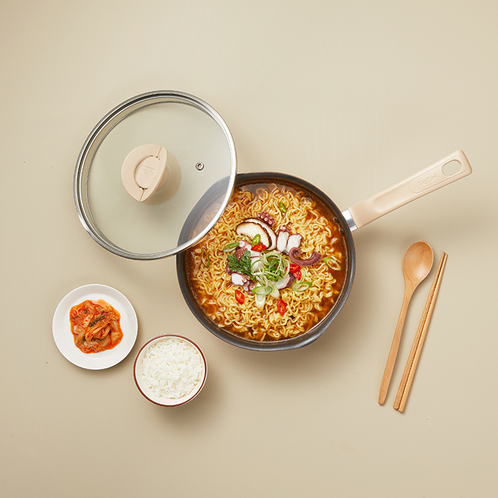 인덕션 티타늄 1X 원픽냄비팬 22cm_피스타치오 그린 2