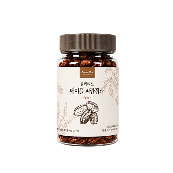 [그린넛] 셀렉티드 메이플 정과 선물세트 2박스 (호두4+피칸4) 3