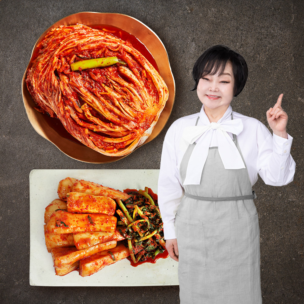 이혜정의 포기김치 8kg + 총각김치2kg + 깻잎김치 500g