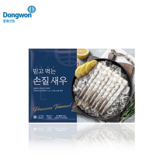 [타임찬스] 동원 손질새우 140마리 (7팩) / 마리당 214원꼴