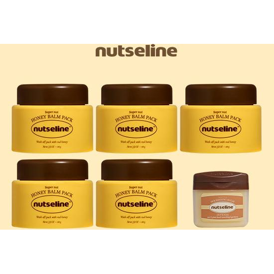 [방송에서만] 넛세린 허니밤 스파팩 100g*5통 + 너리싱밤 50ml*1개