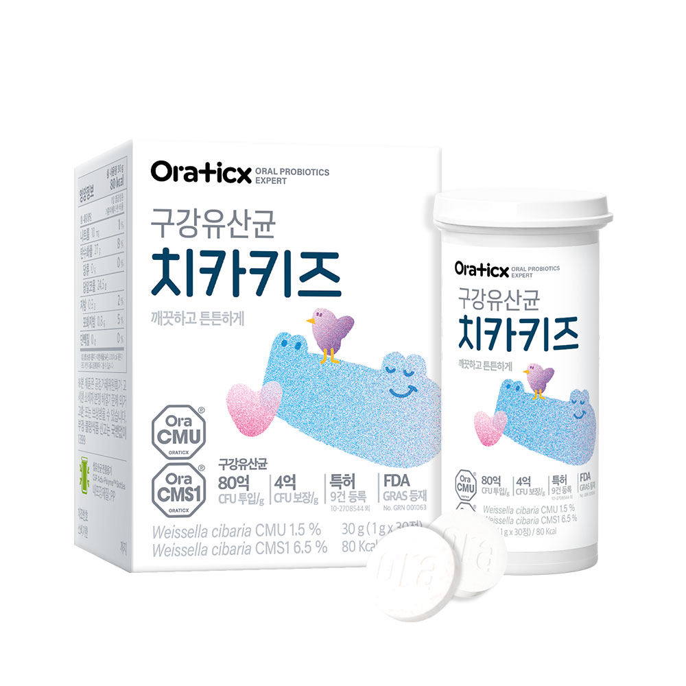 오라틱스 어린이 구강유산균 치카키즈 6개월분 4