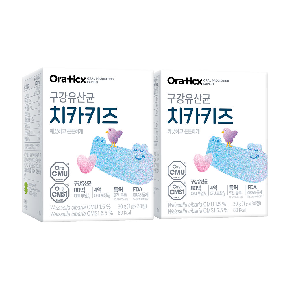 오라틱스 어린이 구강유산균 치카키즈 2개월분