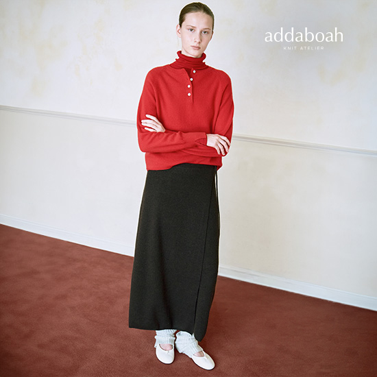 [온플] 26FW 준소모울100 랩스커트 2