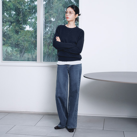 26FW 마스터핏 테일러드  데님 2종(인디고+브라운) 4