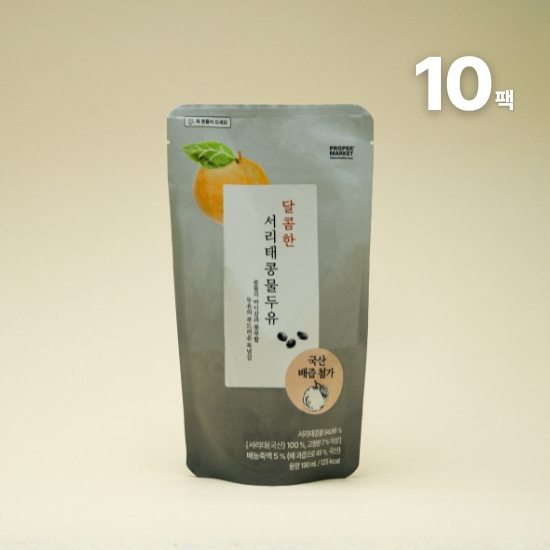 달콤한 서리태콩물두유 190ml (총10팩)