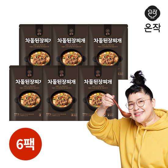 이영자의 차돌된장찌개 800gX6팩