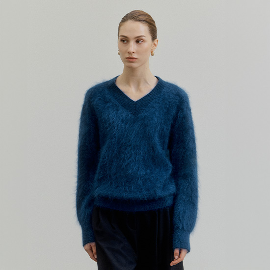 [미리주문10%]26FW 캐시미어100 브이넥 풀오버 4