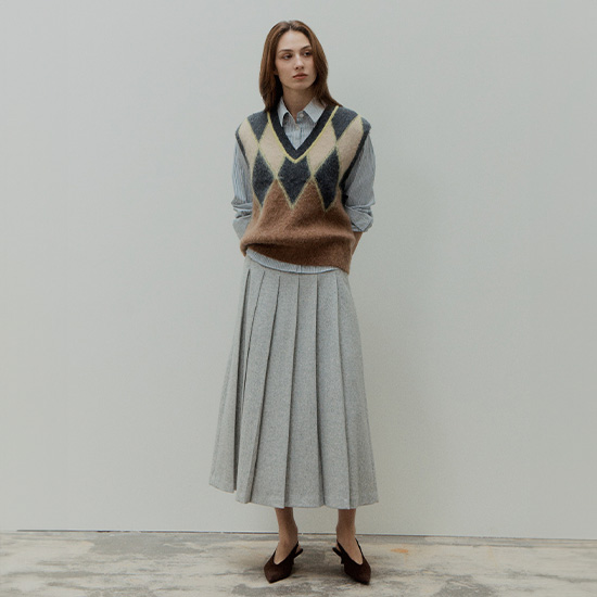 [미리주문10%]26FW 플리츠 스커트