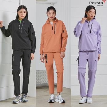 트렉스타스포츠 여성 트랜스포머 아이스 아노락 재킷+팬츠