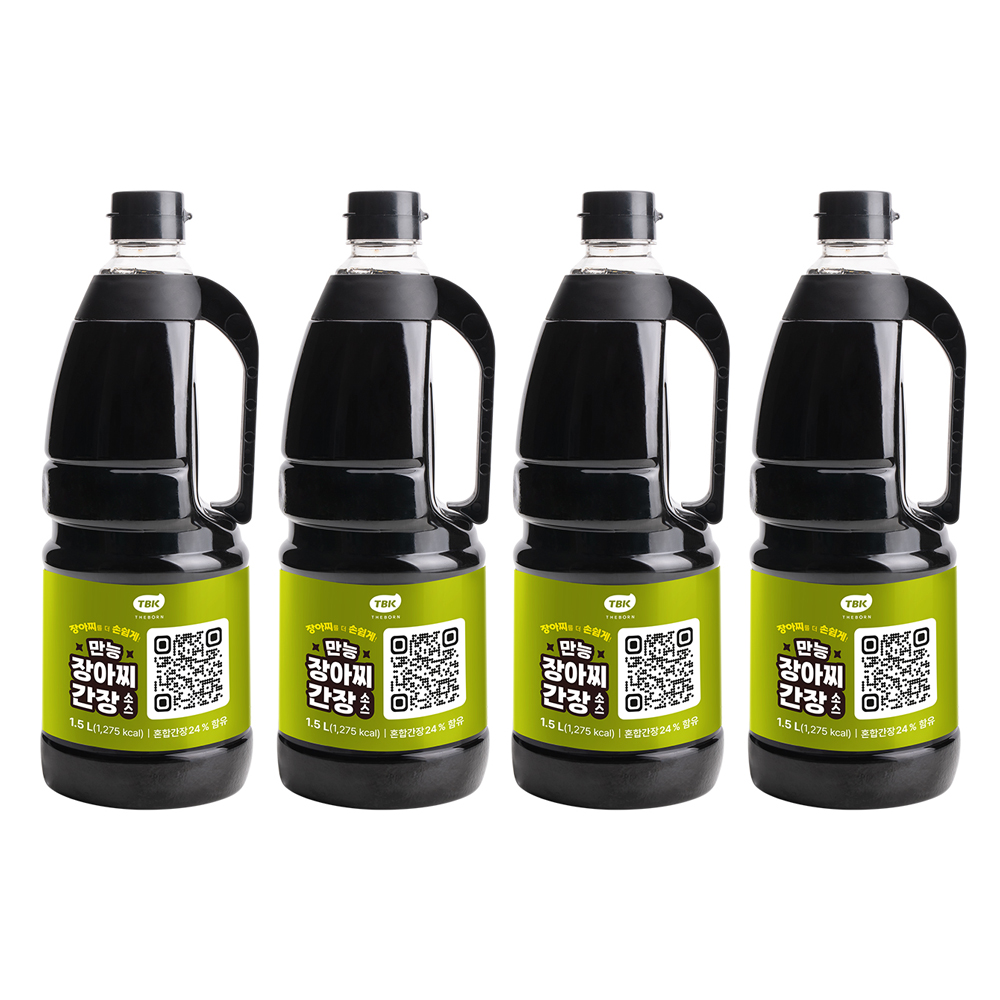 TBK 만능장아찌간장소스 1.5L X 4개