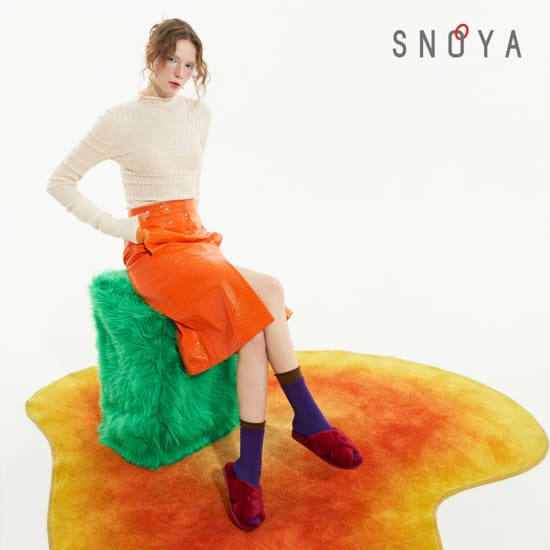 [SNOYA]스노야 26FW 컬러레이어 배색 양말 4종 4