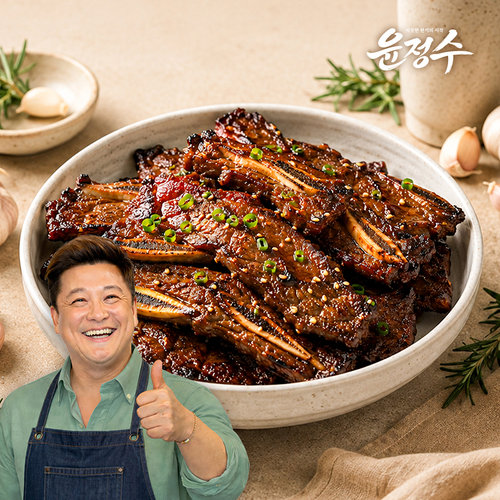 [대용량]윤정수 통큰 양념 LA갈비 1kg x 3팩 (총 3kg)