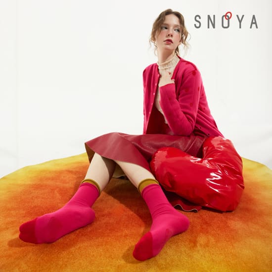 [SNOYA]스노야 26FW 컬러레이어 배색 양말 4종 2