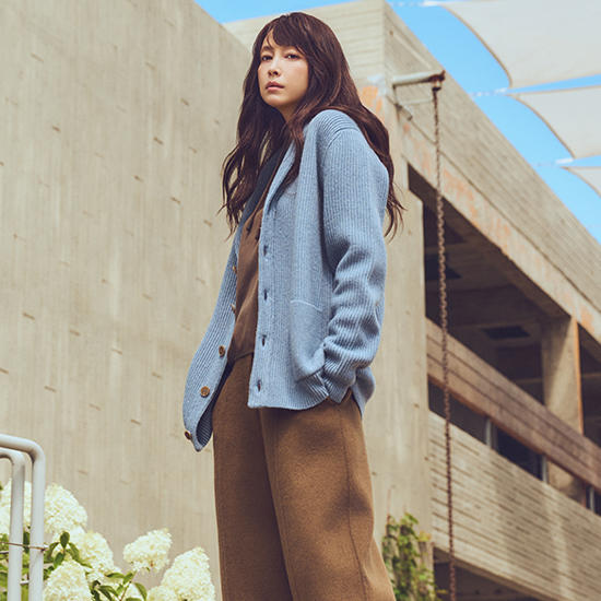 26FW 이태리 밀리필리社 캐시미어 블렌드 숄카라 가디건