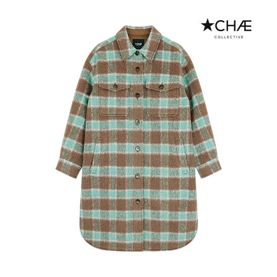 [최초가239,000원] 25FW 알파카 체크코트 3