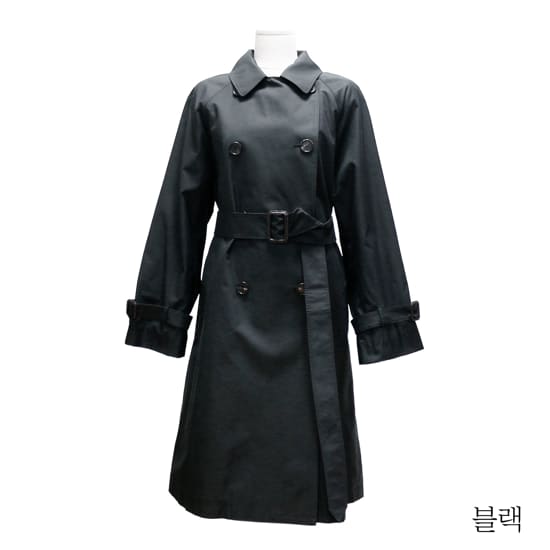 막스마라 벨티드 트렌치 코트