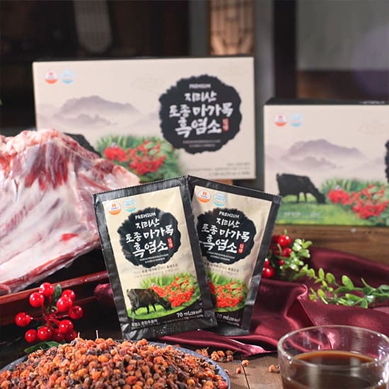 [방송에서만]지리산 마가목 흑염소 진액 120포 + 체험찬스5포