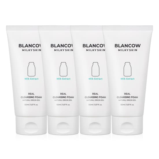 [초초갓성비][블랑카우]밀키 스킨 클렌저 150ml x 4통
